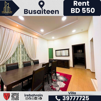 Busaiteen, Villas, BHD 550,  Fully Furnished Luxury Villa For Rent &ndash; Busaiteen | BD 550/-