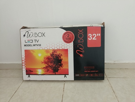 Al Olaya, Household Items, SAR 240,  New Brand Unopened W.BOX LED TV 32  (model WTV32) &mdash;