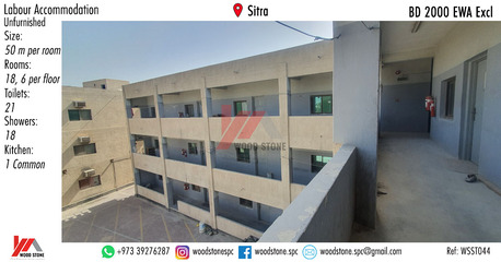 Sitra, Staff Accomodation, BHD 2000,  Labour Accommodation, Sitra - BD 2000 Excl WSST044