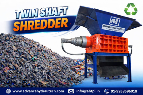 New Delhi, Electronics, Twin Shaft Shredder For Effective Scrap Shredding