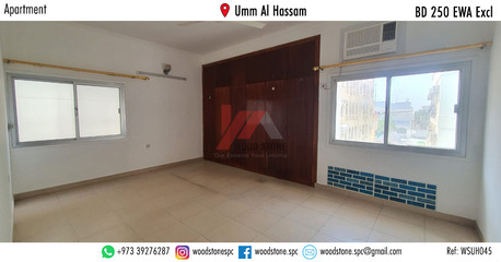 Umm Al Hassam, Apartments, Flats, Houses & Villas, BHD 250/month,  3 BR,  160 Sq. Meter,  Semi-furnished 3 Bedroom Apartment, Umm Al Hassam - BD 250 Excl WSUH045