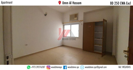 Umm Al Hassam, Apartments, Flats, Houses & Villas, BHD 250/month,  3 BR,  160 Sq. Meter,  Semi-furnished 3 Bedroom Apartment, Umm Al Hassam - BD 250 Excl WSUH045