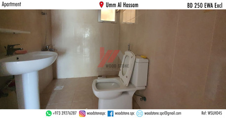 Umm Al Hassam, Apartments, Flats, Houses & Villas, BHD 250/month,  3 BR,  160 Sq. Meter,  Semi-furnished 3 Bedroom Apartment, Umm Al Hassam - BD 250 Excl WSUH045