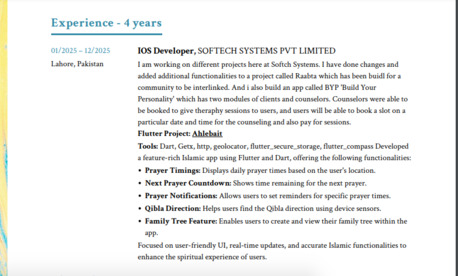 Riyadh, Job Seekers, IOS & Flutter Developer