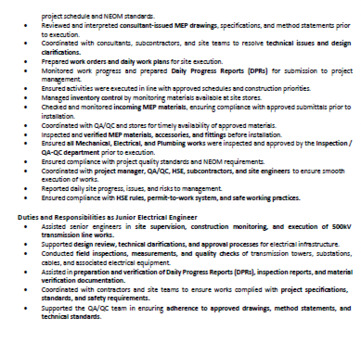 Riyadh, Job Seekers, Electrical Engineer | QA/QC | MEP | Site Engineer