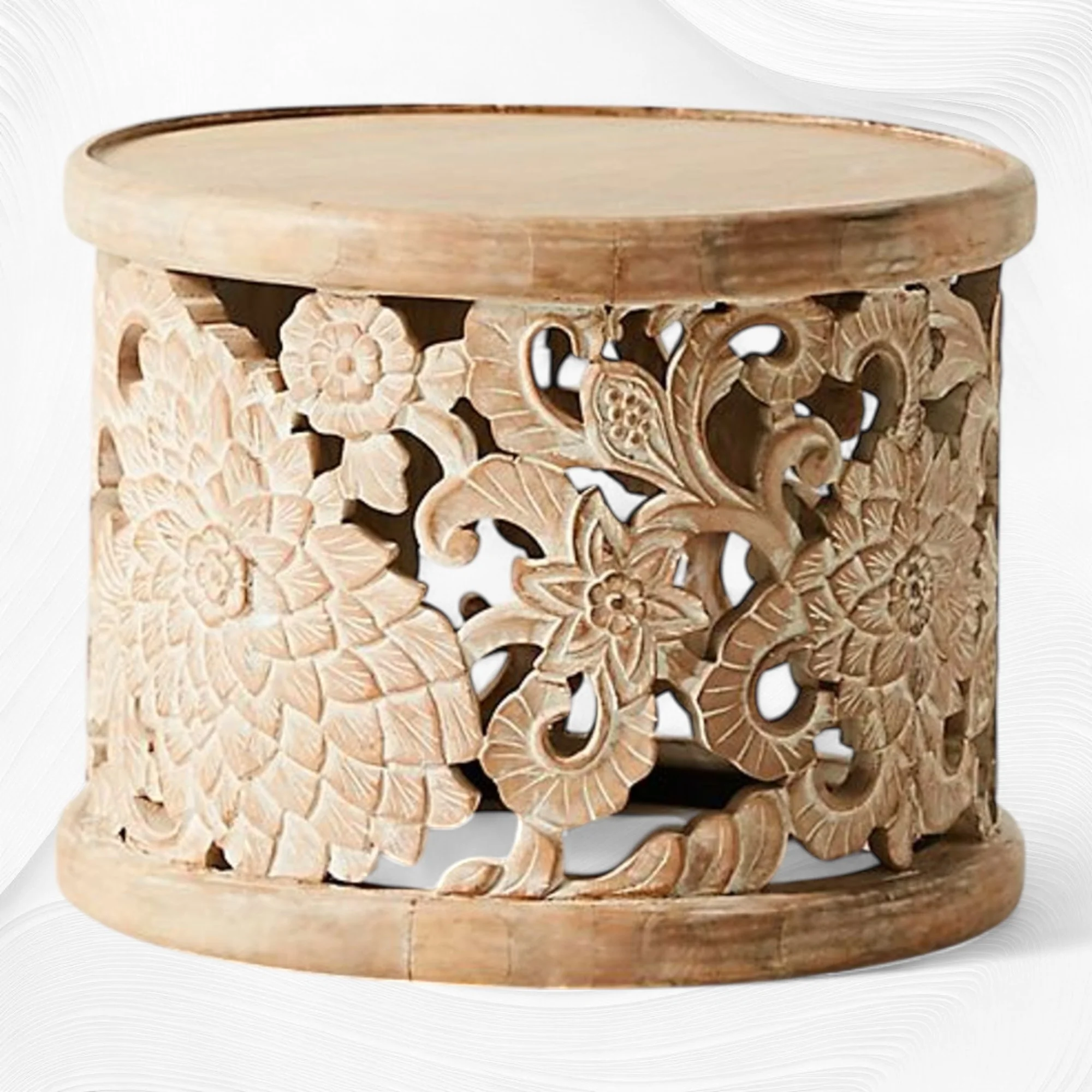 Mumbai, Furniture, INR 229990,  Carved Side Table: A Perfect Blend Of Art And Utility