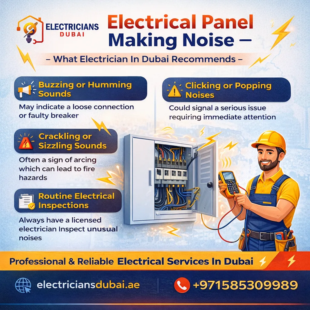 Dubai, Technical, Electrical Panel Making Noise &ndash; What Electrician In Dubai Recommends