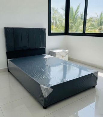 Jeddah, Furniture, SAR 1,  All Types Of Best Quality Medium Size Bed 🛏️ With Mattress Available In Low Price