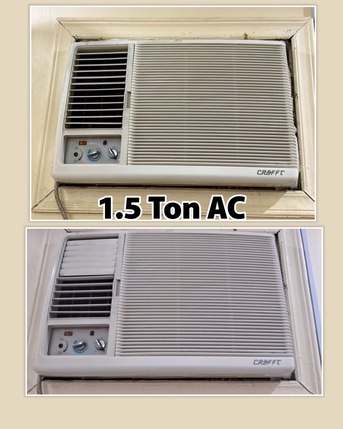 Jeddah, Household Items, SAR 1,  Ice Cold ACs For Sale - 2 And 1.5 Ton - (Excellent Condition) &ndash; Exit Sale