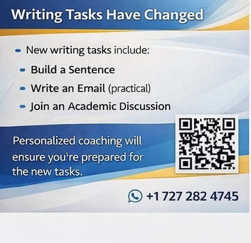 Riyadh, Lessons Offered, TOEFL IBT Home Edition &ndash; Personal Coaching For The Updated Test Format