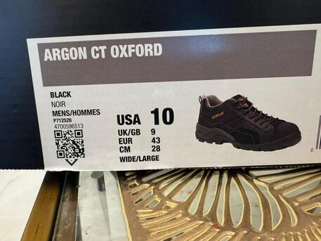 Riyadh, Clothing & Accessories, SAR 350,  CAT Argon CT Oxford Safety Shoes- NEW