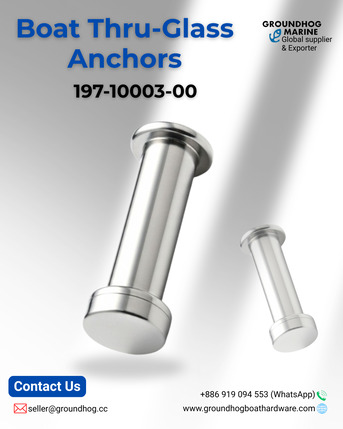 Tokyo, Boats, Boat Thru-Glass Anchors 197-10003-00