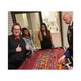 New York, Business, Mock Casino Event In Las Vegas