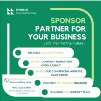 Manama, Business Partners, SPONSOR - PARTNER FOR YOUR BUSINESS
