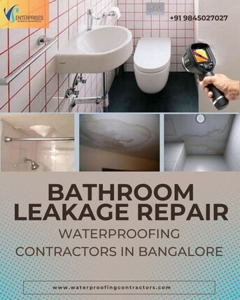 Bangalore, Construction, Bathroom Leakage Repair Waterproofing Contractors In Bangalore