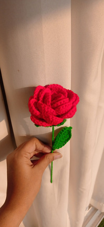 Khobar, Materials, SAR 45,  Handmade Crochet Flower For Valentine