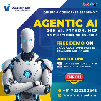 Hyderabad, Education, Agentic AI Training Online Free Demo | Corporate Training