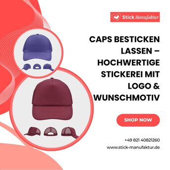 Berlin, Business, Schau Dir Caps Zum Besticken