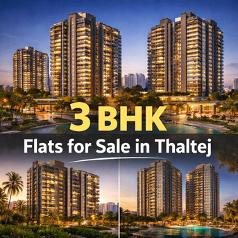 Ahmedabad, Real Estate, 3 BHK Flats/Apartments For Sale In Thaltej Ahmedabad | Addressbox.com