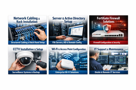 Riyadh, Computer, Professional IT & Network Services &ndash; Servers, Firewall, CCTV