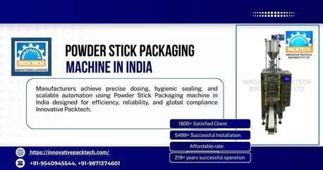 Noida, Industrial Machinery, Industrial Powder Stick Packaging Machine In India Systems