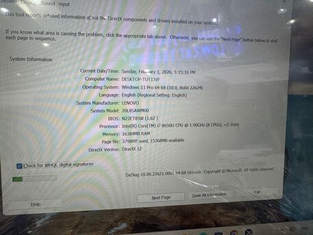 Riyadh, Computers, SAR 1100,  Lenovo Thinkpad T480S -i7-8th Gen(16GB RAM/512SSD)Touch Screen