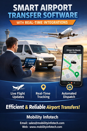 Jakarta, Software Development, Smart Airport Transfer Software With Real-Time Integrations