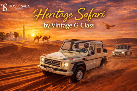 Dubai, Tickets, AED 495,  Luxury Desert Ride &ndash; Book Vintage G Class Heritage Safari
