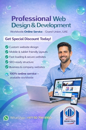 Dubai, Web Design & Development, Web Design And Development Services Worldwide - Grand Union Web Solutions