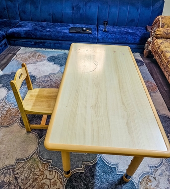 Al Malaz, Furniture, SAR 130, Kids Study Table Set Available