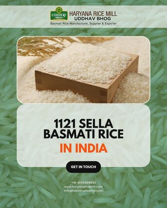Haryana, Business, 1121 Sella Basmati Rice In India