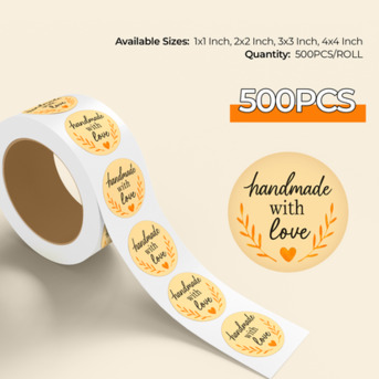 New York, Printing, Handmade With Love Stickers | StickerJet