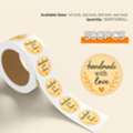 Handmade With Love Stickers | StickerJet