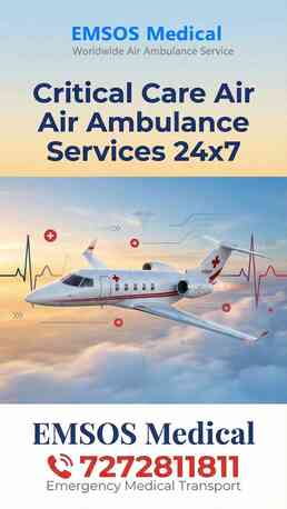 Mumbai, Health, Air Ambulance Service In Guwahati Available