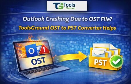 Haryana, Software, INR 4427,  Outlook Crashing Due To OST File? ToolsGround OST To PST Converter Helps