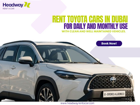 Dubai, Automotive, Toyota Rental Dubai &ndash; Easy Booking & Great Value