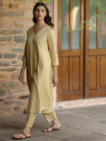 Jaipur, Clothing & Accessories, INR 1260,  Buy Summer Style Cotton A Line Kurta Set For Women