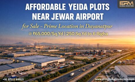 Mumbai, Residential Plots, INR 65000,  Affordable YEIDA Plots Near Jewar Airport For Sale &ndash; Prime Location In Dayanatpur @ ₹65,00