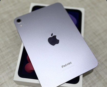 Riyadh, Electronics, SAR 2800,  Apple IPad Mini (2024) 512 GB, Wi-Fi + 5G, 8.3 In - Purple