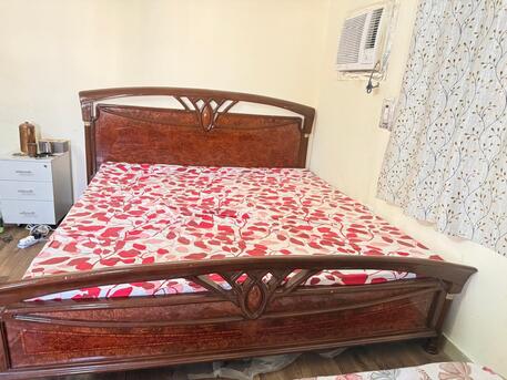 Al Rehab, Furniture, SAR 700,  Bed Set (double Bed With Six Door Wardrobe And 2 Side Table) - Without Mattress