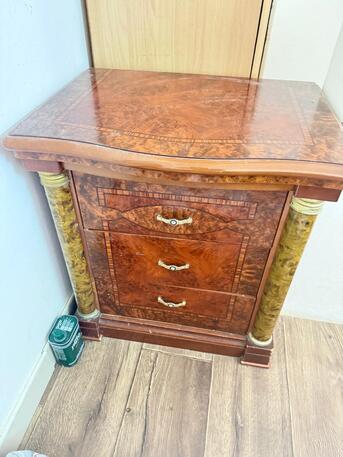 Al Rehab, Furniture, SAR 700,  Bed Set (double Bed With Six Door Wardrobe And 2 Side Table) - Without Mattress