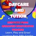 Day Care, Tuition And After School Care By Qualified Montessori Teacher