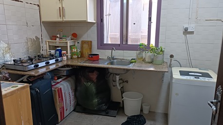 Gudaibiya, Rooms Available, BHD 130/month,  Furnished,  Fully Furnished 1 Bedroom Attached Sharing Flat GUDAIBIYA  Near BBK Bank @ 130/-BHD