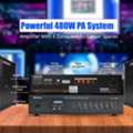 QAR 1875,  Secuview 480W PA System Amplifier With 4 Zones And For Larger Spaces