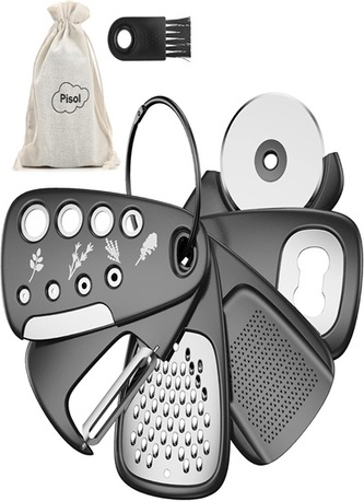 Sydney, Appliances, AUD 14,  Pisol Kitchen Unique Gadgets Set 6 Pieces, Space Saving, Cheese Grater, Bottle Opener, Fru