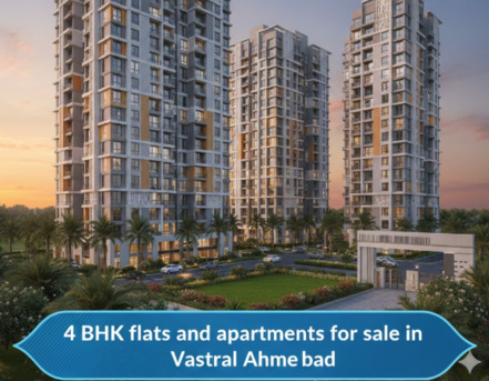 Ahmedabad, Real Estate, 3 BHK Flats / Apartments For Sale In Vastral Ahmedabad | Addressbox.com