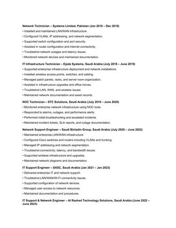 Al Malaz, Job Seekers, Network Engineer | Network Support Engineer With 10 Years Of Experience.