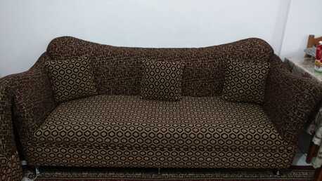 Jeddah, Furniture, SAR 650,  Sofa Set Brown Color 7 Seater (Very Good Condition)