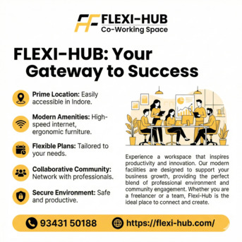 Mumbai, Local News, Best Co Working Space In Indore - Flexihub Managed Offices