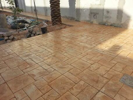 Riyadh, Construction, FLOOR CASTING DEPARTMENT PRINTED PIGMANT ALL KINDS OF CONCRET INSTALLATION OF ASPHALT EPOX